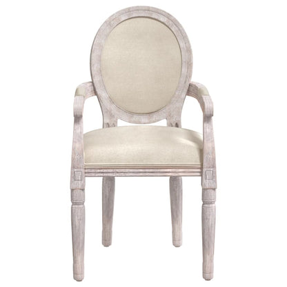 vidaXL Chaise de salle à manger 54x56x96,5 cm lin