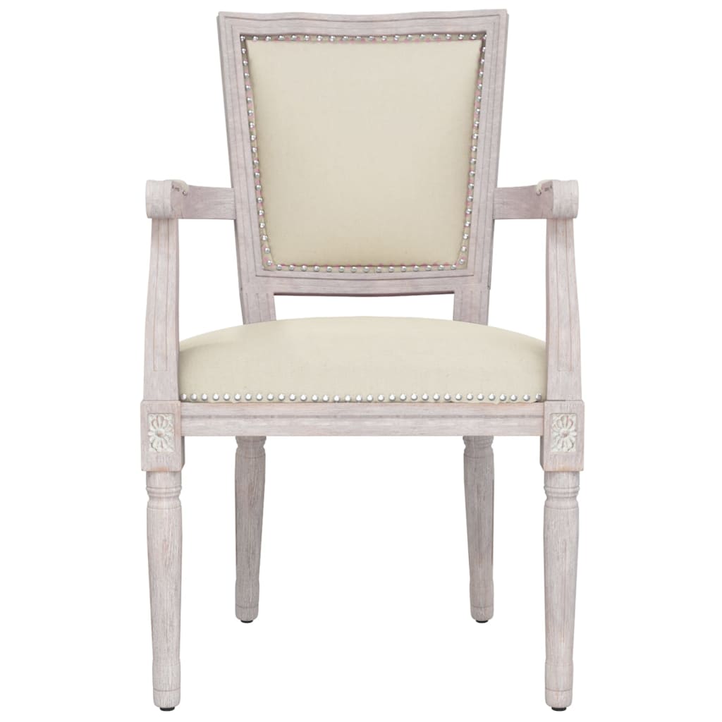 vidaXL Chaise de salle à manger en lin