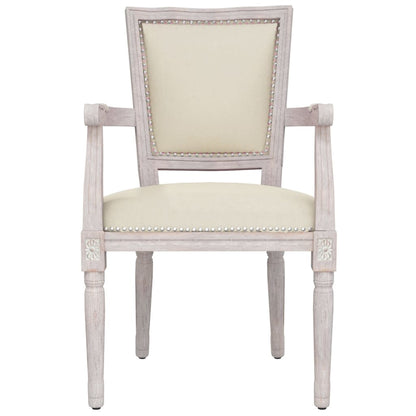 vidaXL Chaise de salle à manger en lin