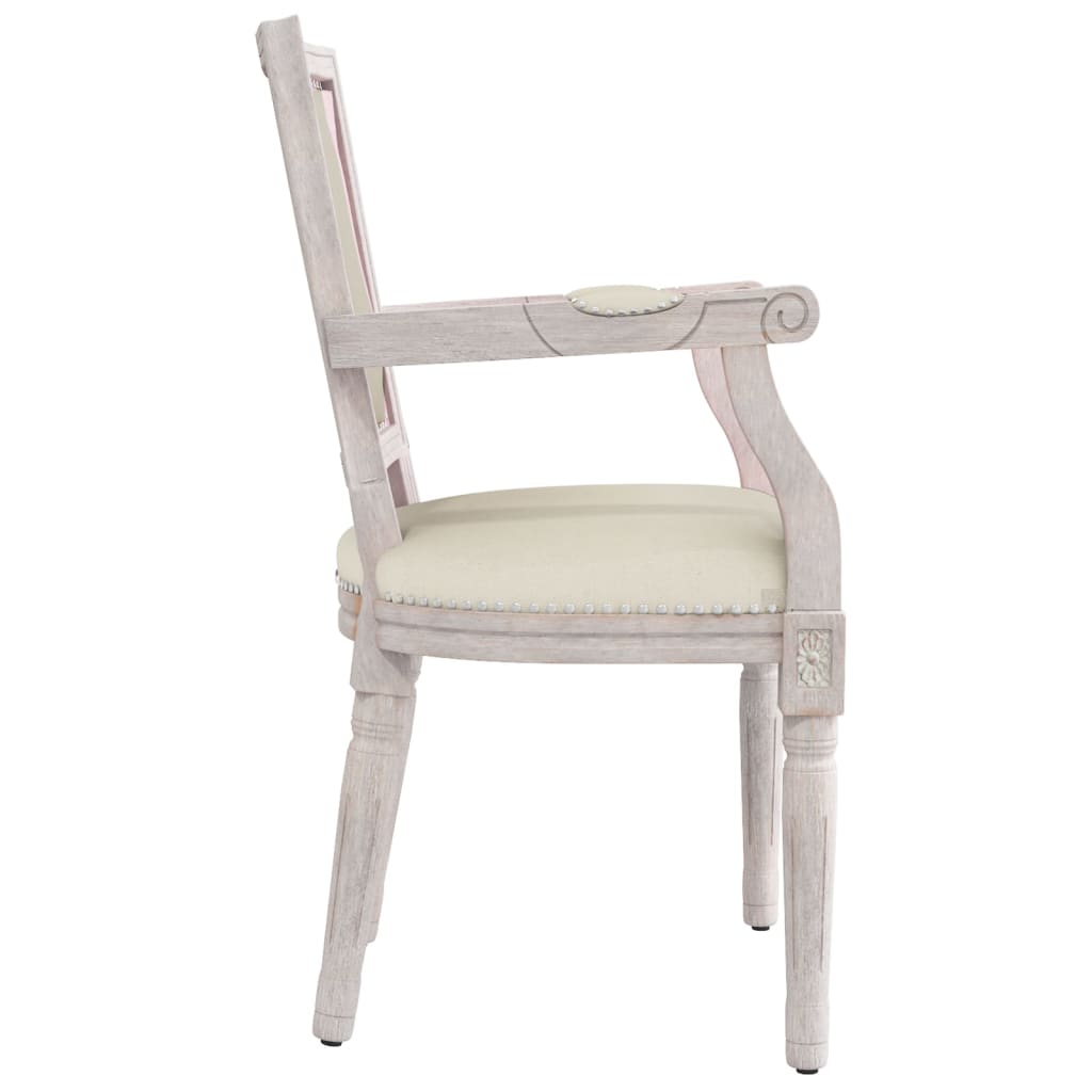 vidaXL Chaise de salle à manger en lin
