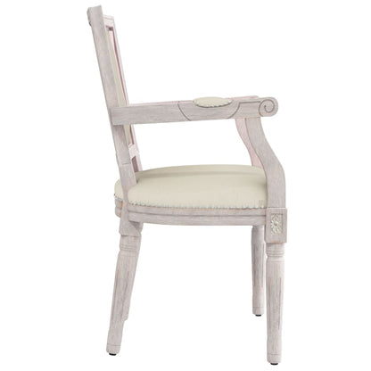 vidaXL Chaise de salle à manger en lin