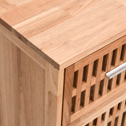 vidaXL Meuble de salle de bain 42x29x82 cm Bois de noyer massif