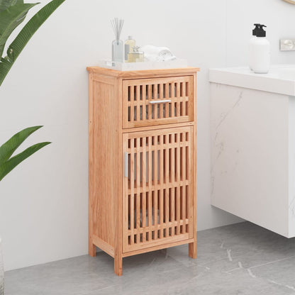 vidaXL Meuble de salle de bain 42x29x82 cm Bois de noyer massif