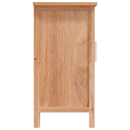 vidaXL Meuble sous-lavabo 66x29x61,5 cm Bois massif Noyer
