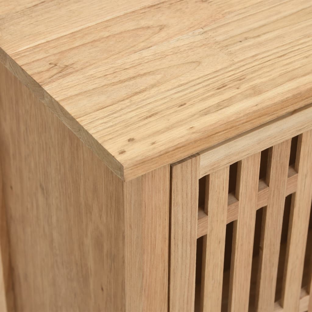 vidaXL Meuble sous-lavabo 66x29x61,5 cm Bois massif Noyer