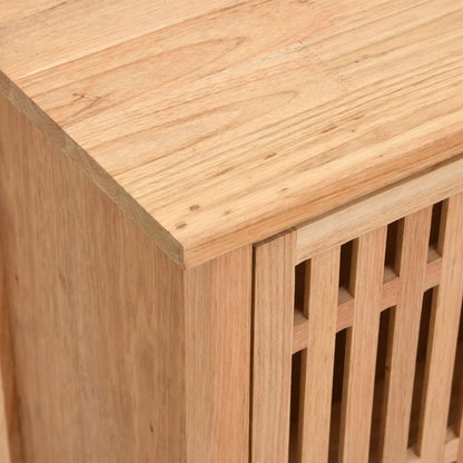 vidaXL Meuble sous-lavabo 66x29x61,5 cm Bois massif Noyer
