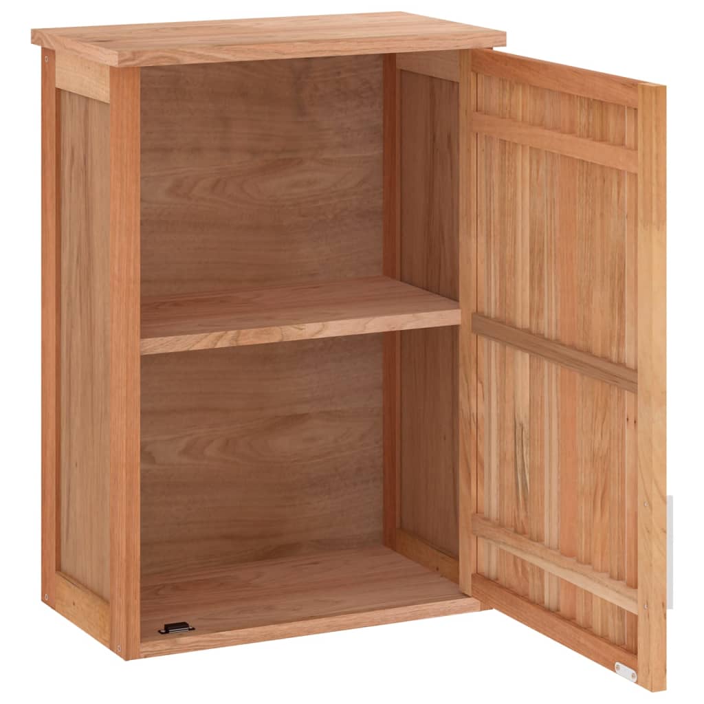 vidaXL Armoire murale de salle de bain 42x23x60 cm en bois de noyer massif