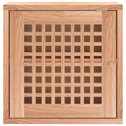 vidaXL Armoire murale 42x18x42 cm Bois de noyer massif