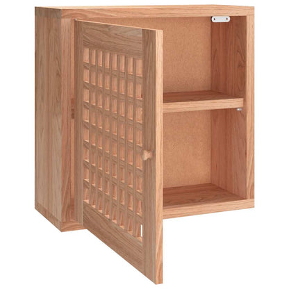 vidaXL Armoire murale 42x18x42 cm Bois de noyer massif