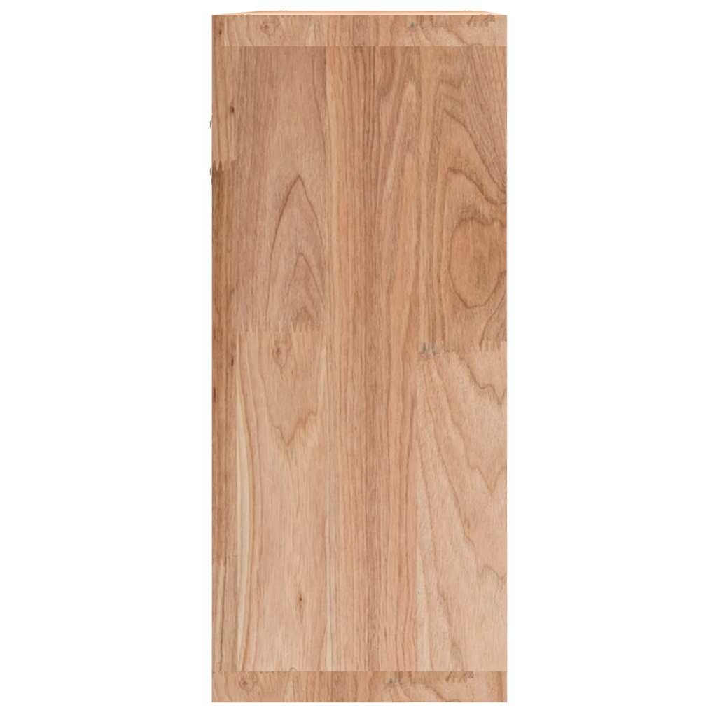 vidaXL Armoire murale 42x18x42 cm Bois de noyer massif