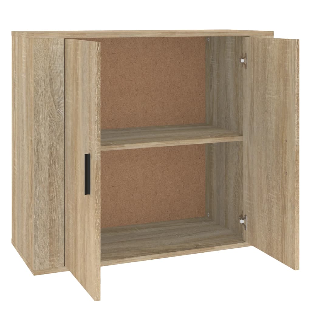 vidaXL Commode Chêne Sonoma 80x33x70 cm Bois d'ingénierie