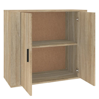 vidaXL Commode Chêne Sonoma 80x33x70 cm Bois d'ingénierie