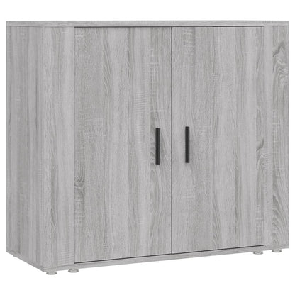 vidaXL Sideboard Grau Sonoma 80x33x70 cm Holzwerkstoff