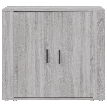vidaXL Sideboard Grau Sonoma 80x33x70 cm Holzwerkstoff