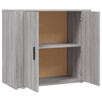 vidaXL Sideboard Grau Sonoma 80x33x70 cm Holzwerkstoff