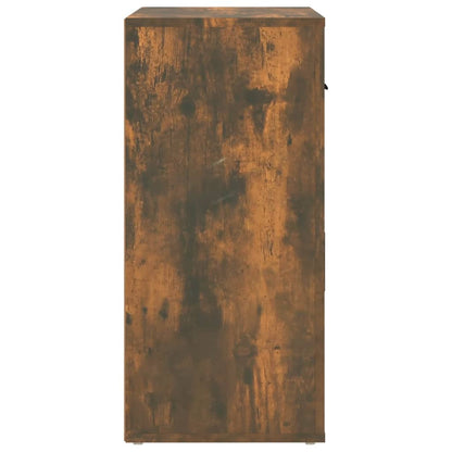 vidaXL Sideboard Räuchereiche 80x33x70 cm Holzwerkstoff