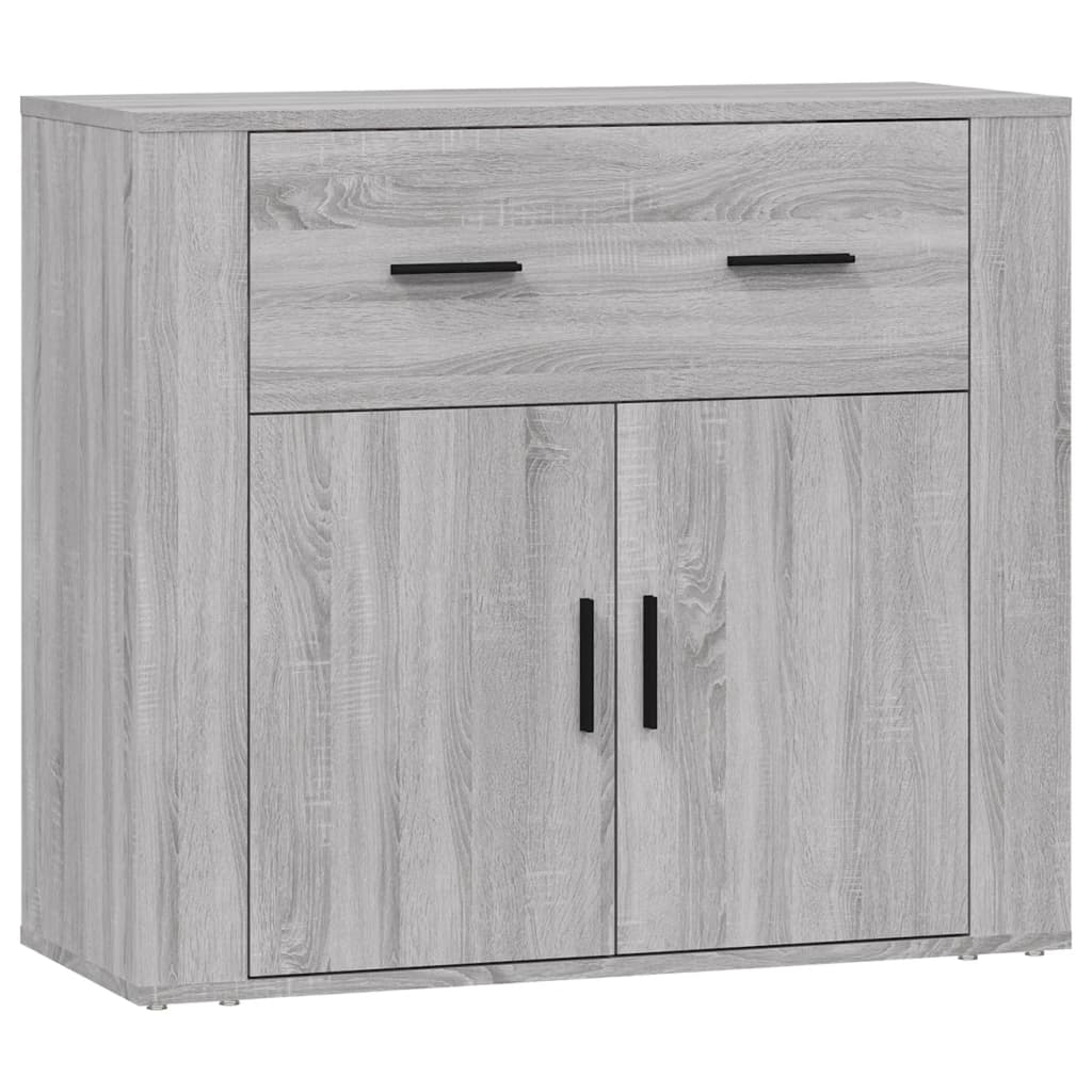 vidaXL Buffet bas gris sonoma 80x33x70 cm en bois d'ingénierie