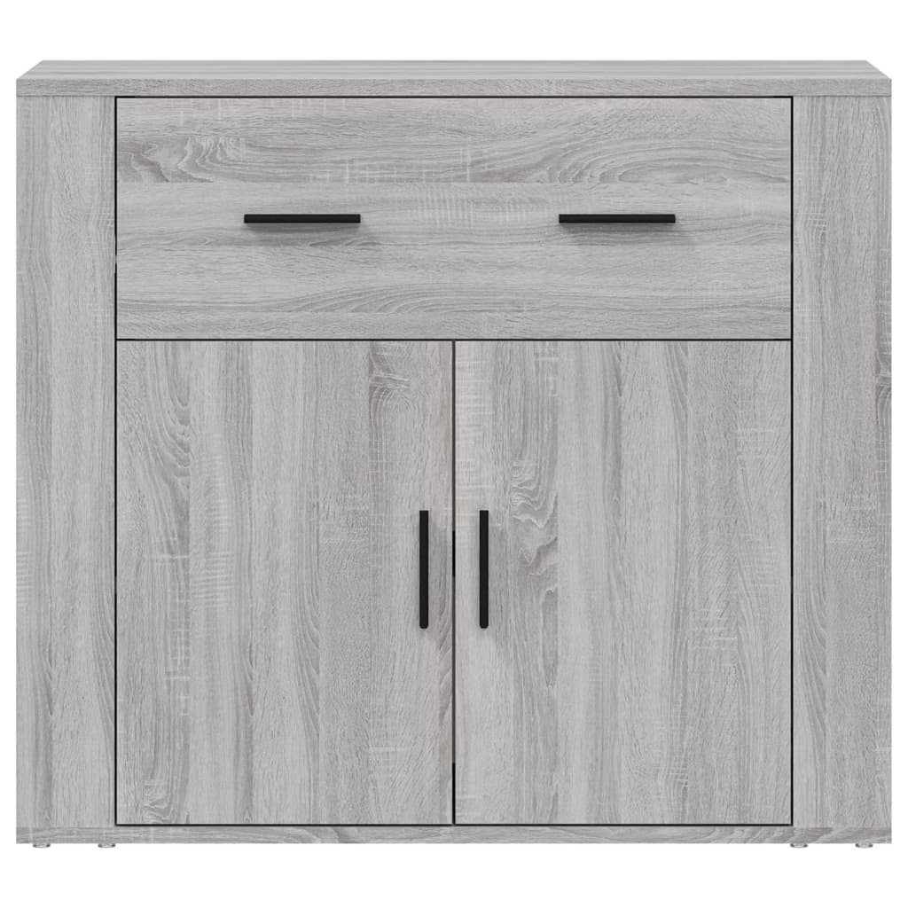 vidaXL Buffet bas gris sonoma 80x33x70 cm en bois d'ingénierie