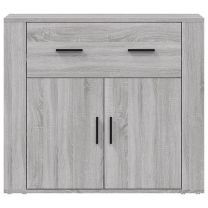vidaXL Buffet bas gris sonoma 80x33x70 cm en bois d'ingénierie
