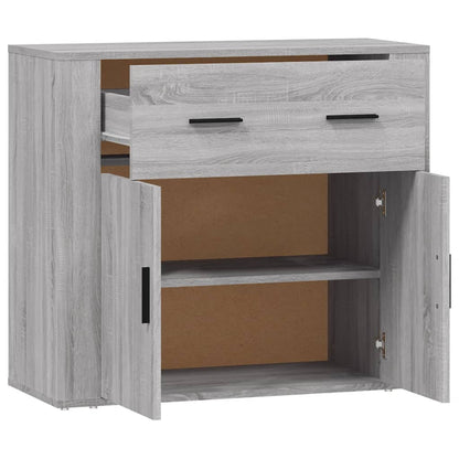 vidaXL Buffet bas gris sonoma 80x33x70 cm en bois d'ingénierie