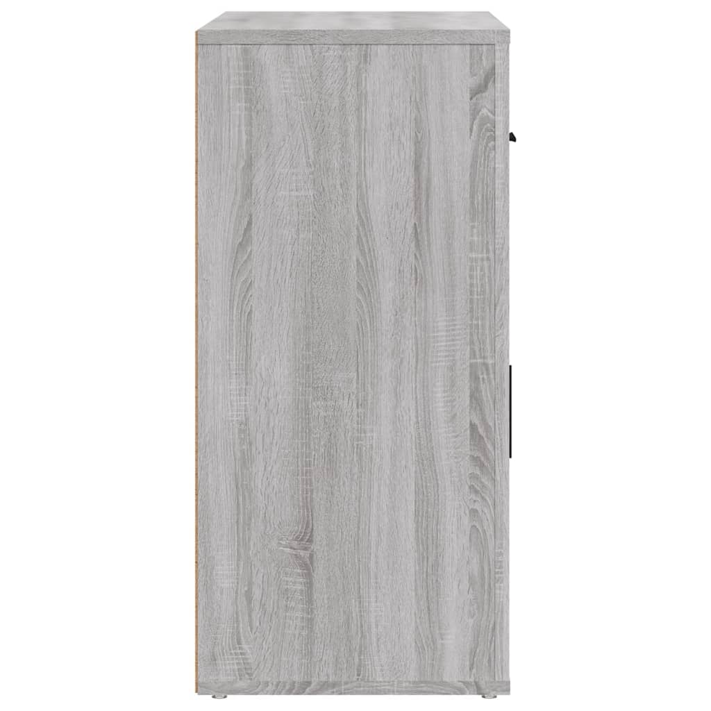 vidaXL Buffet bas gris sonoma 80x33x70 cm en bois d'ingénierie