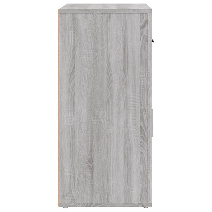 vidaXL Buffet bas gris sonoma 80x33x70 cm en bois d'ingénierie