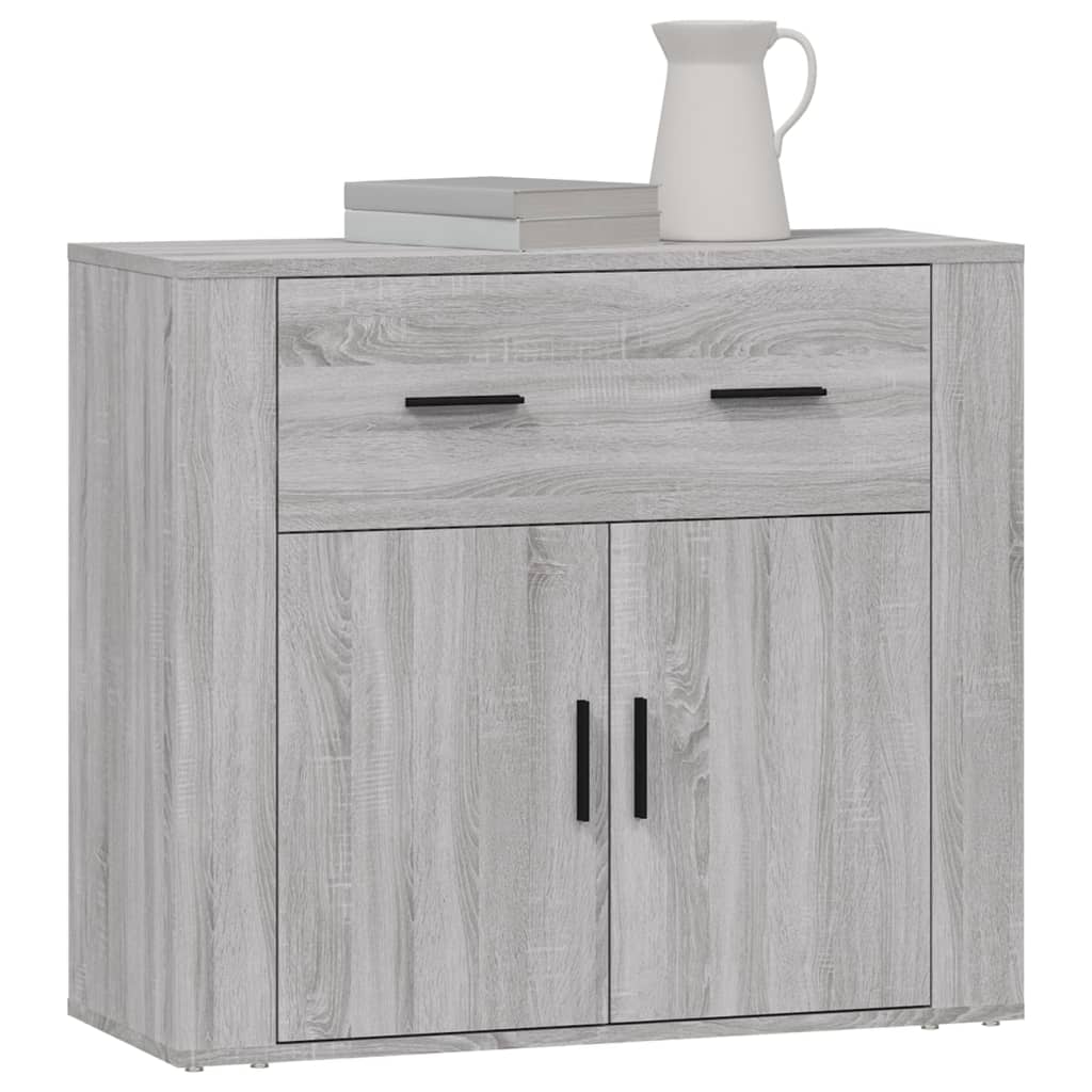 vidaXL Buffet bas gris sonoma 80x33x70 cm en bois d'ingénierie