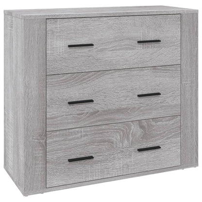 vidaXL Buffet bas gris sonoma 80x33x70 cm en bois d'ingénierie