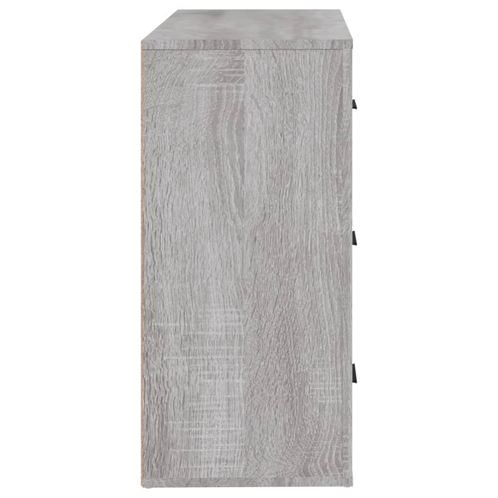 vidaXL Buffet bas gris sonoma 80x33x70 cm en bois d'ingénierie
