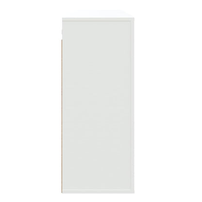 vidaXL Wandschrank Weiß 80x33x80 cm Holzwerkstoff