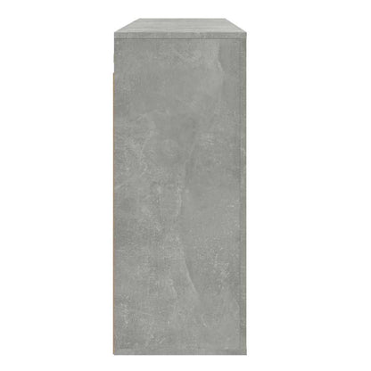 vidaXL Armoire murale gris béton 80x33x80 cm Bois d'ingénierie