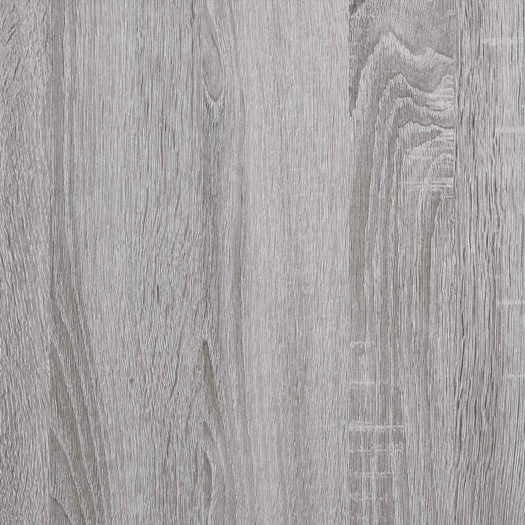 vidaXL Wandschrank Grau Sonoma 80x33x80 cm Holzwerkstoff