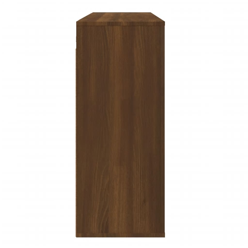 vidaXL Wandschrank Braun Eichen-Optik 80x33x80 cm Holzwerkstoff