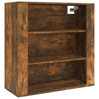 vidaXL Wandschrank Räuchereiche 80x33x80 cm Holzwerkstoff