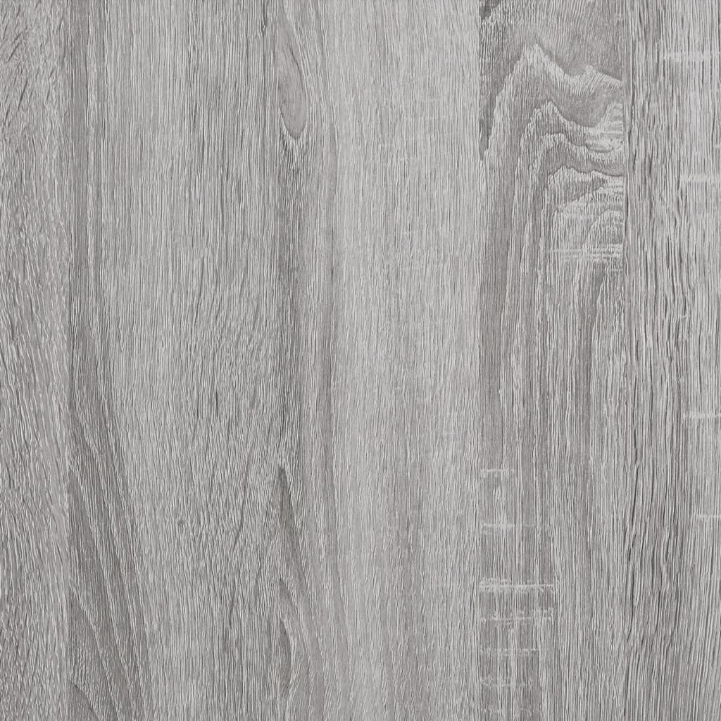 vidaXL Wandschrank Grau Sonoma 80x33x80 cm Holzwerkstoff