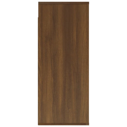 vidaXL Wandschrank Braun Eichen-Optik 80x33x80 cm Holzwerkstoff