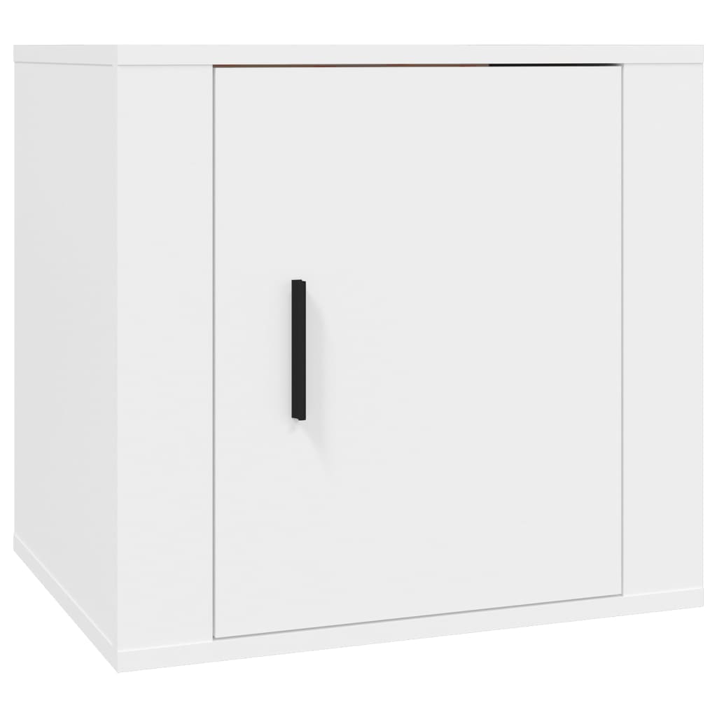 vidaXL Tables de chevet 2 pcs Blanc 50x39x47 cm