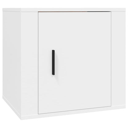 vidaXL Tables de chevet 2 pcs Blanc 50x39x47 cm