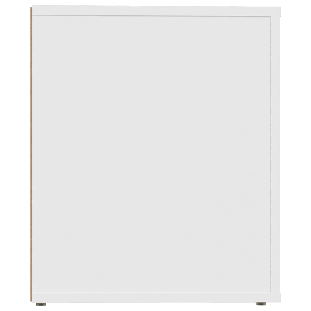 vidaXL Tables de chevet 2 pcs Blanc 50x39x47 cm
