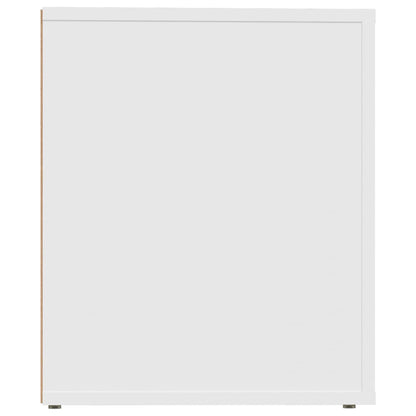 vidaXL Tables de chevet 2 pcs Blanc 50x39x47 cm
