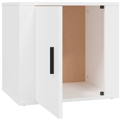 vidaXL Tables de chevet 2 pcs Blanc 50x39x47 cm