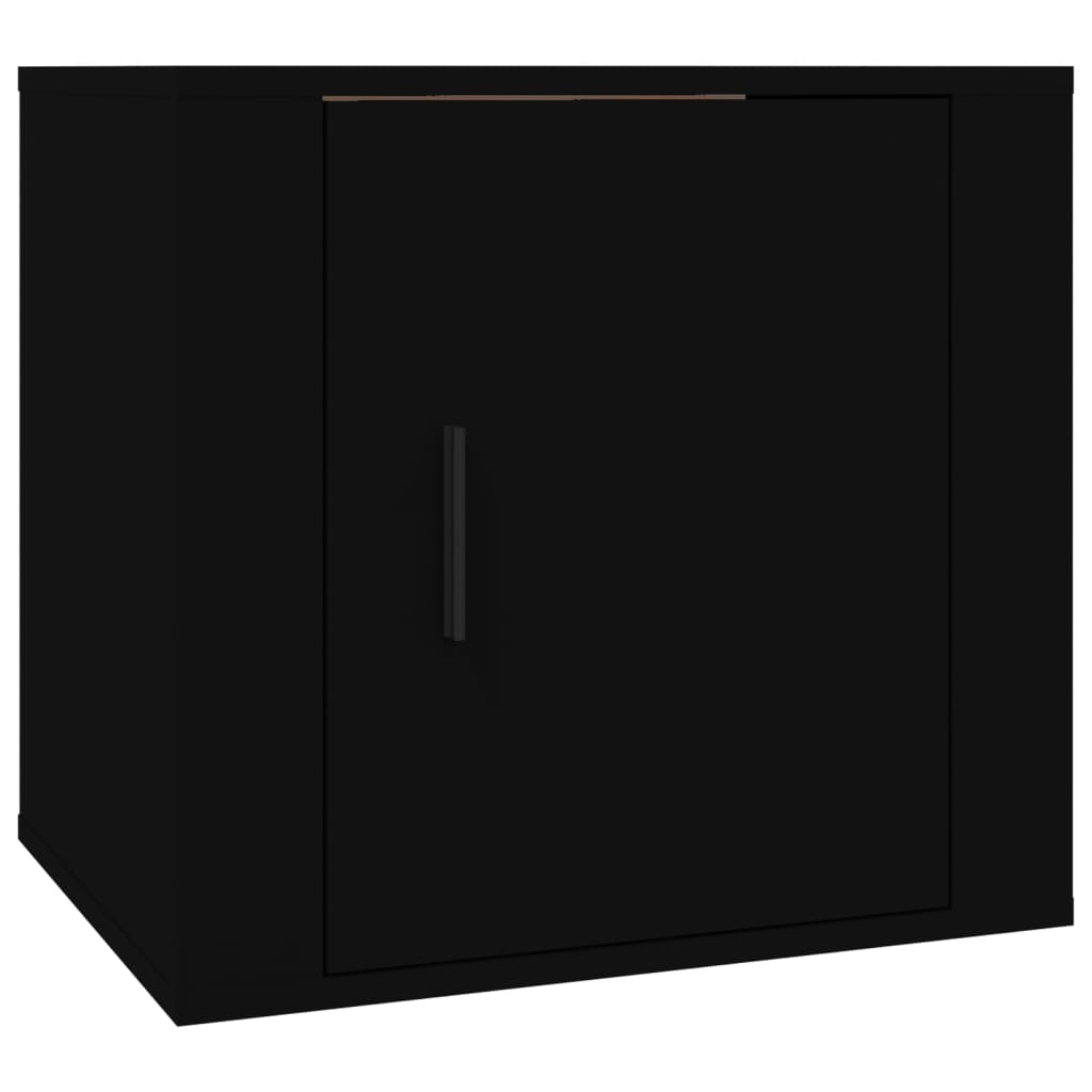 vidaXL Nachttische 2 Stk. Schwarz 50x39x47 cm