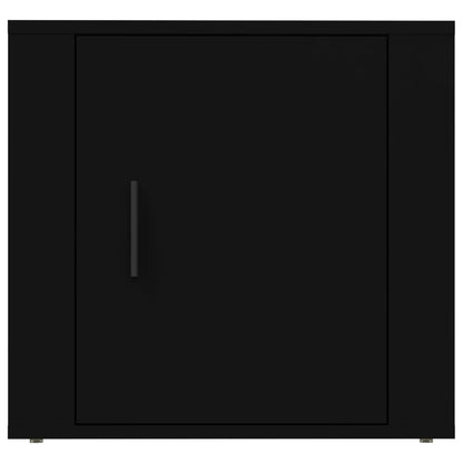 vidaXL Nachttische 2 Stk. Schwarz 50x39x47 cm