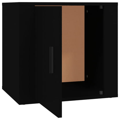 vidaXL Nachttische 2 Stk. Schwarz 50x39x47 cm