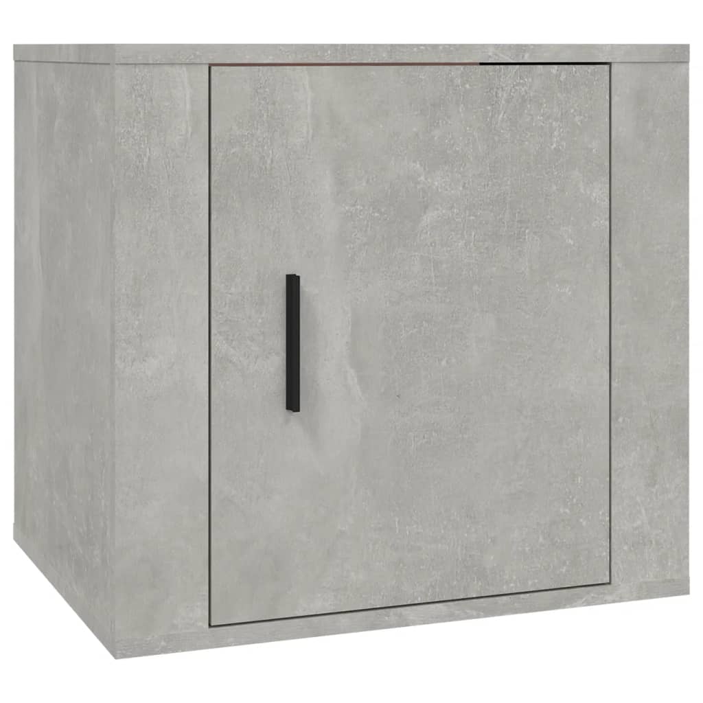 vidaXL Nachttisch Betongrau 50x39x47 cm