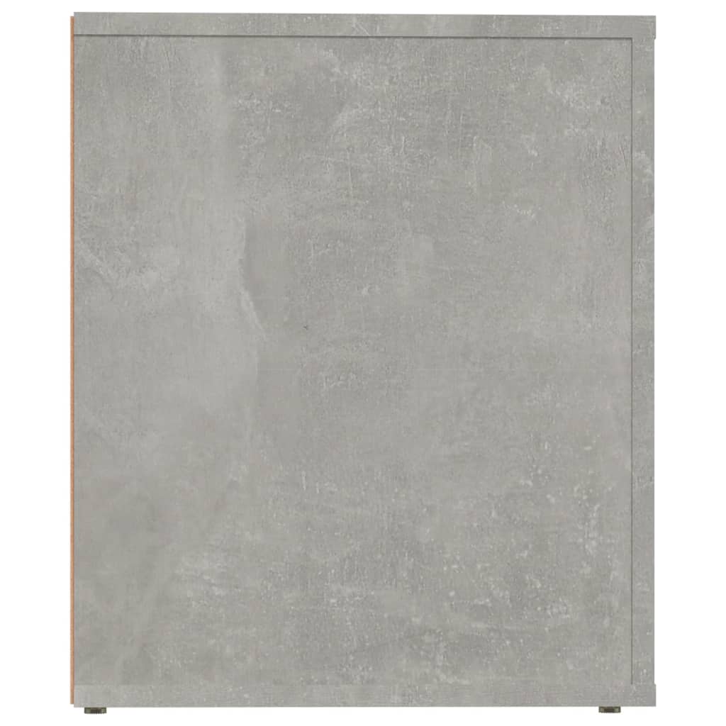 vidaXL Nachttisch Betongrau 50x39x47 cm