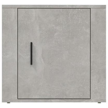 vidaXL Nachttische 2 Stk. Betongrau 50x39x47 cm