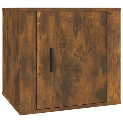 vidaXL Tables de chevet 2 pcs Chêne fumé 50x39x47 cm