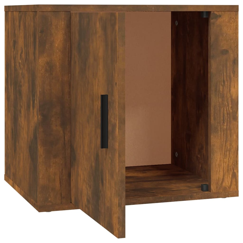 vidaXL Tables de chevet 2 pcs Chêne fumé 50x39x47 cm
