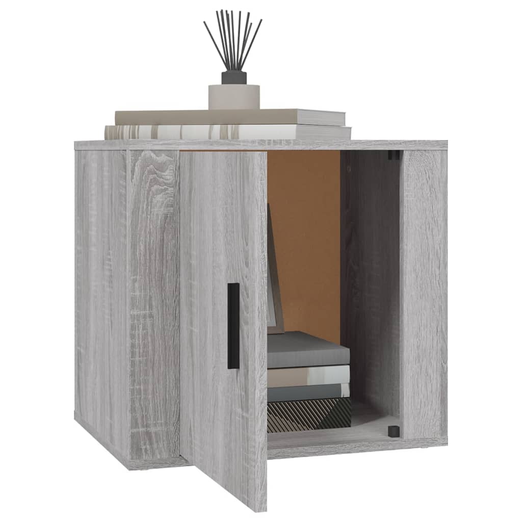 vidaXL Table de chevet gris Sonoma 50x39x47 cm